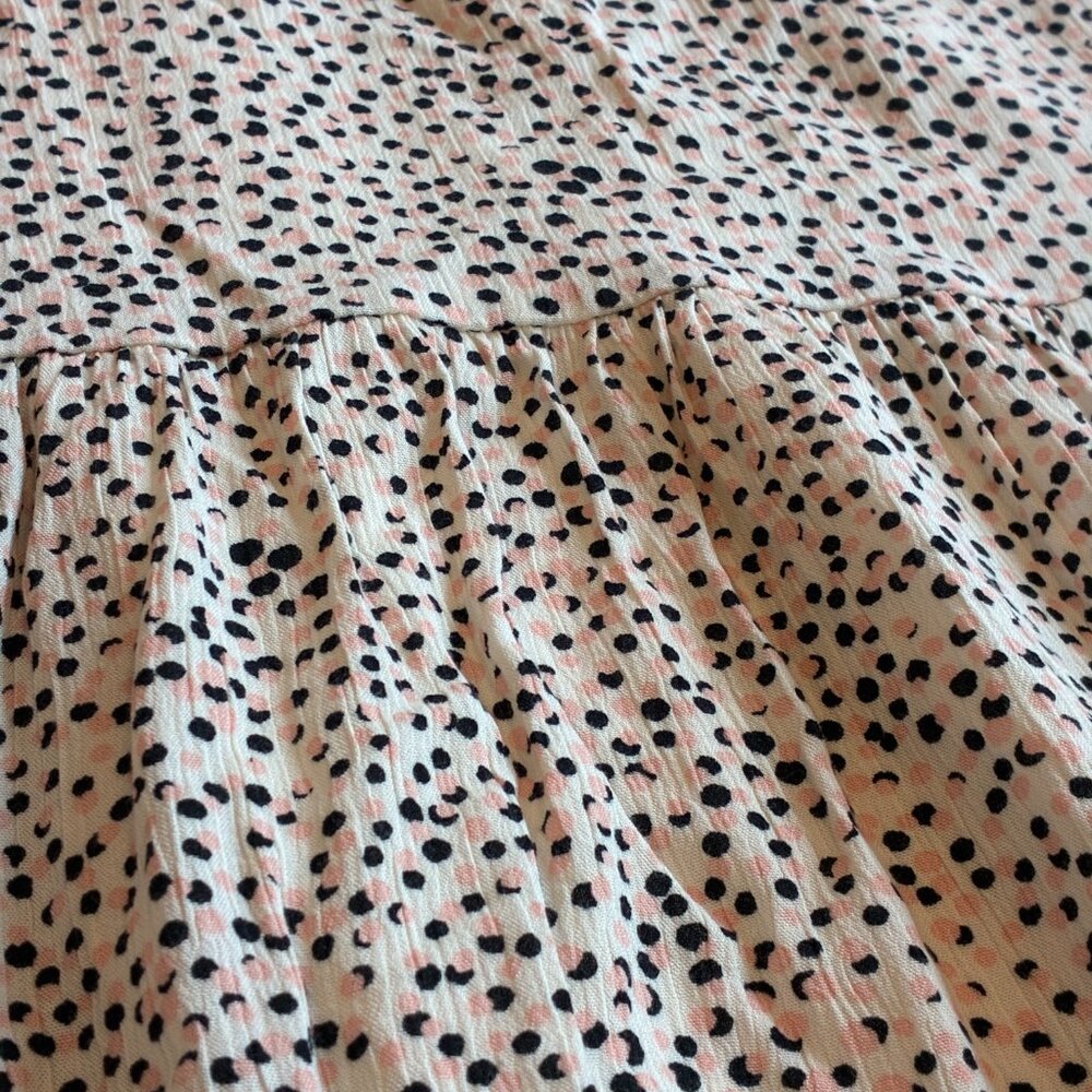 Express Cream/Black/Pink Adjustable Straps Maxi Summer Dress - Picture 5 of 15